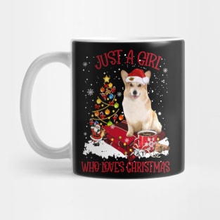 Corgi Just A Girl Who Loves Christmas Mug